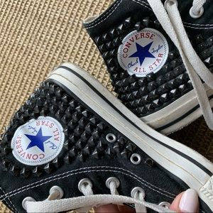 Limited Edition High-Top Studded Converse